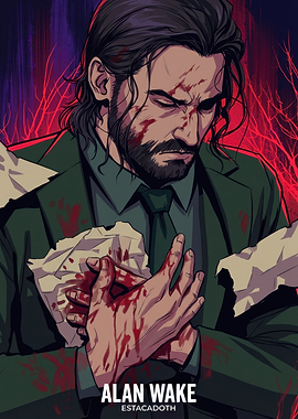 Alan Wake: Dark and Bloody Portrait