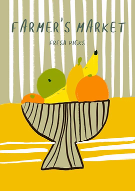 Farmer's Market Fresh Picks Still Life