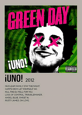Green Day ¡UNO! Album Cover Art