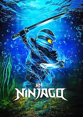 Ninjago underwater poster