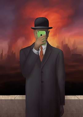 The Son of Man with iPhone
