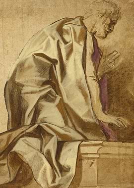 Figure Study in Brown Ink