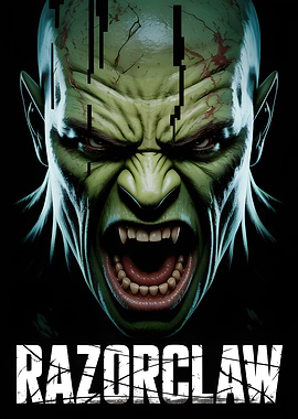 Razorclaw: Green Monster Portrait