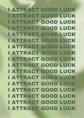 I Attract Good Luck Affirmation
