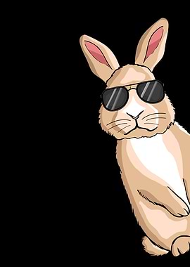 Cool Rabbit With Sunglasses Bunny