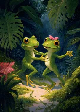 Dancing Frogs in the Jungle