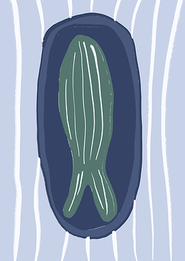 Abstract Fish Illustration