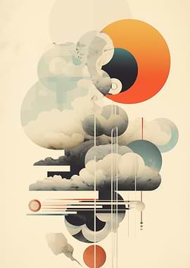 Abstract Surreal Cloudscape