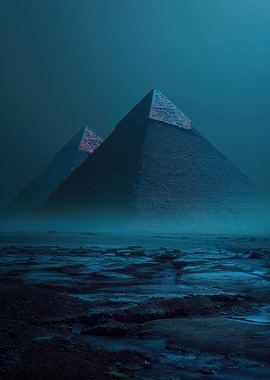 Mystical Cyberpunk Pyramids
