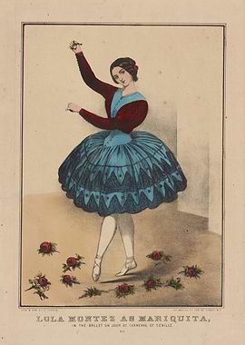 Lola Montez as Mariquita Ballet Print
