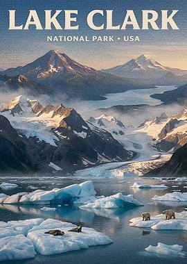 Lake Clark National Park Poster