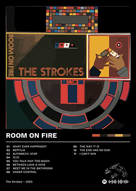 The Strokes - Room on Fire Album Art