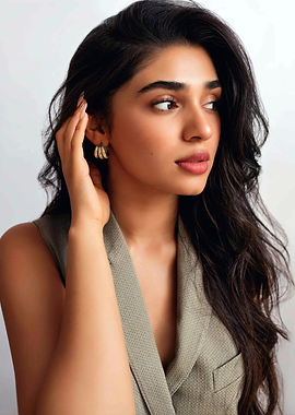 krithi shetty with dark hair