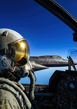 SR-71 Blackbird Pilot View