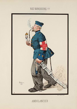 Vintage Ambulancier Illustration