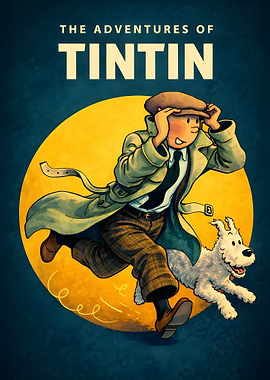 The Adventures of Tintin Illustration