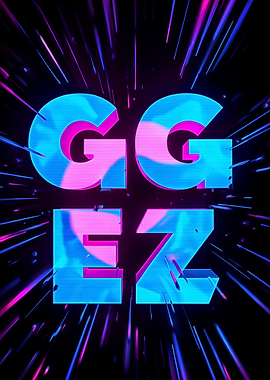 GG EZ Neon Text Art