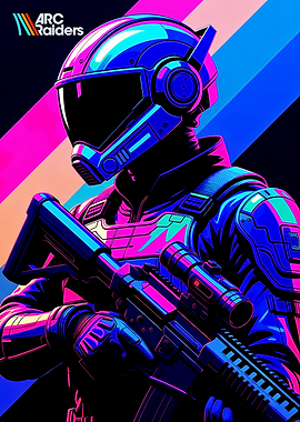 Arc Raiders Neon Soldier