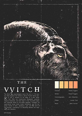 The Witch movie poster with goat