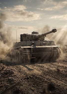 Tiger Tank in Action