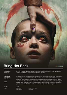 Bring Her Back Movie Poster