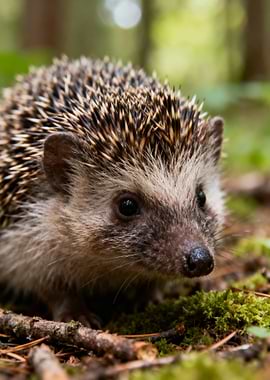 Hedgehog in the forest