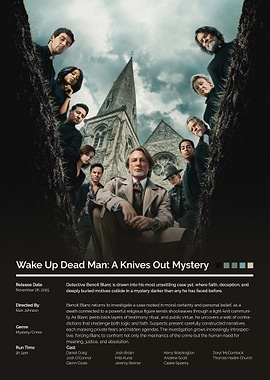 Wake Up Dead Man: A Knives Out Mystery Movie Poster
