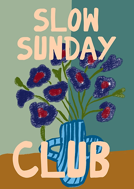 Slow Sunday Club Floral Still Life