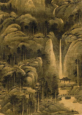 Chinese Nature Landscape Painting Wang Hui
