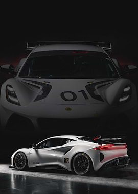 White Lotus Emira GT4 Race Car