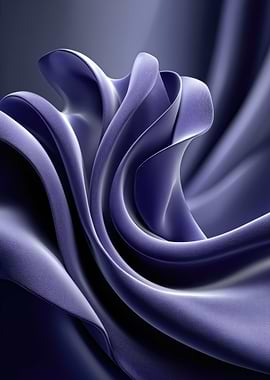 Abstract Purple Fabric Swirl