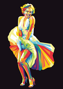 Marilyn Monroe Pop Art Portrait