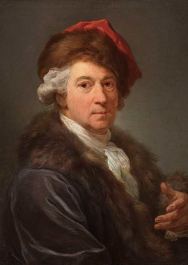Portrait of a Man in Fur