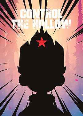 Control the Hollow Silhouette Poster
