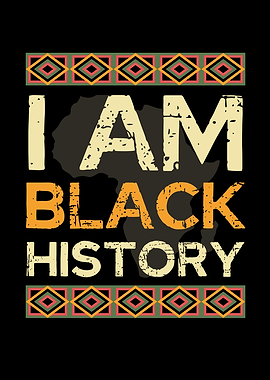 I am Black History design