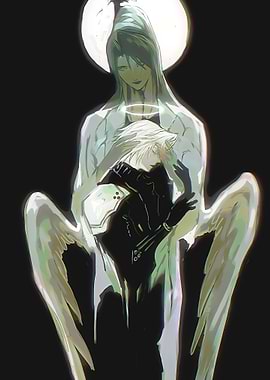 Angel Holding a Fallen Figure