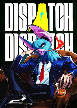 Dispatch Bat in Suit Illustration