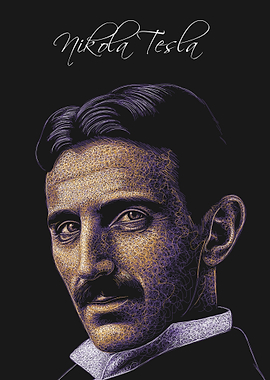 Nikola Tesla Portrait