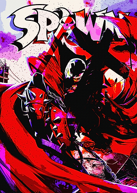 Spawn Comic Book Cover Art
