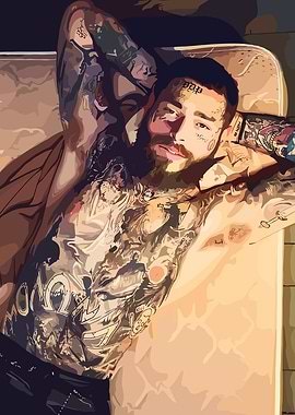 Post Malone Illustration
