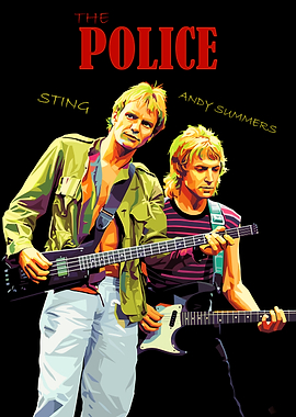 The Police band poster art