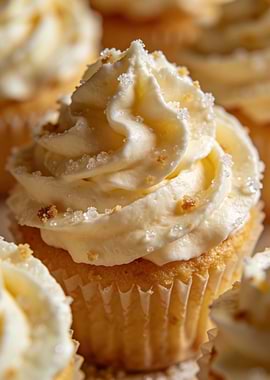 Delicious Cupcakes with Creamy Frosting