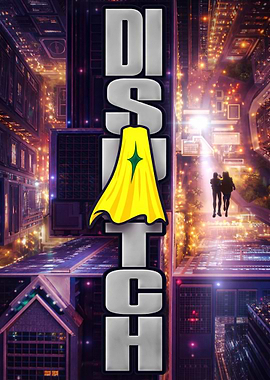 DISTCH Cityscape with Cape and Figures