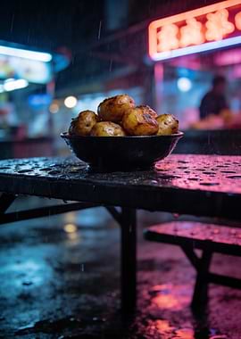 Potatoes in the Rain
