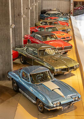 Classic Cars in a Row