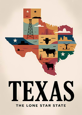 Texas: The Lone Star State Art