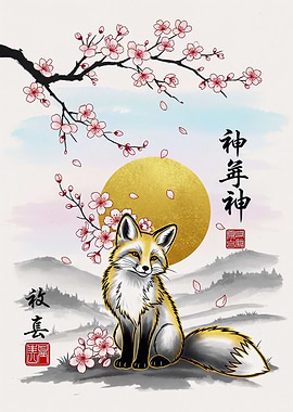 Golden Fox Ink Spirit