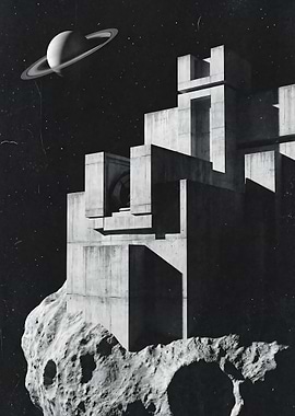 Obsidian Dunes under a Crimson Sun