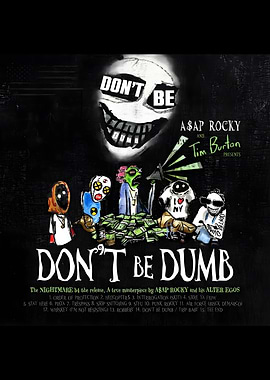 A$AP Rocky and Tim Burton Album Art