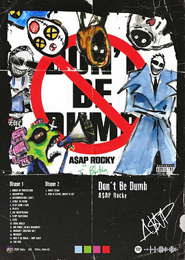 A$AP Rocky - Don't Be Dumb Album Art